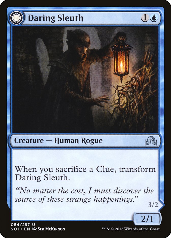 Daring Sleuth // Bearer of Overwhelming Truths 54/297 (Shadows over Innistrad)  - Foil