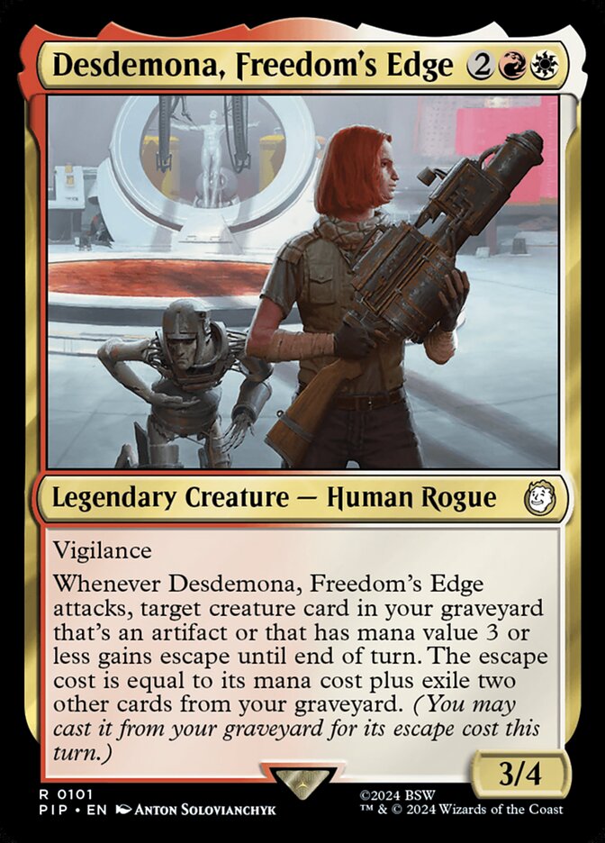 Desdemona, Freedom's Edge 101 (Universes Beyond: Fallout)  - Foil