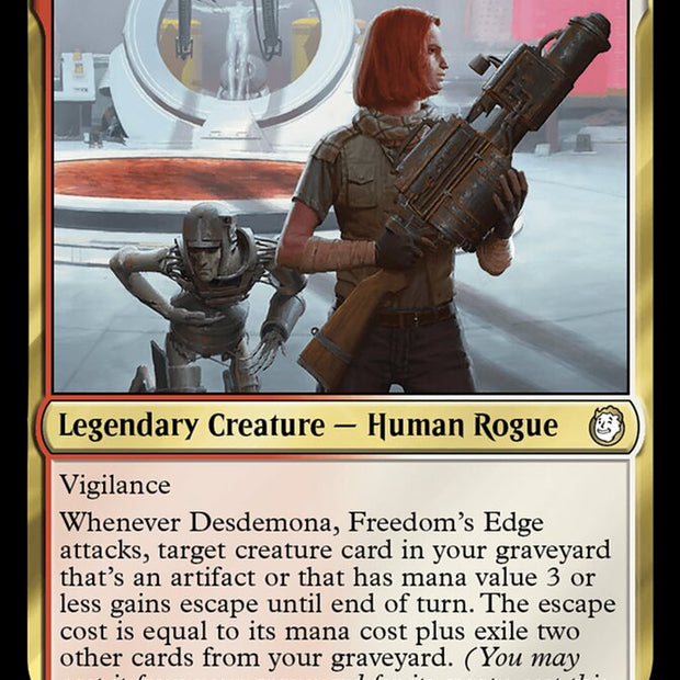 Desdemona, Freedom's Edge 101/326 (Universes Beyond: Fallout)  - Foil
