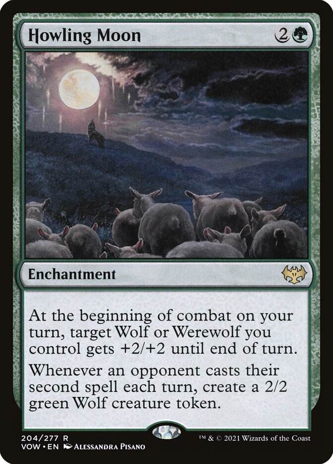 Howling Moon 204/277 (Innistrad: Crimson Vow) 