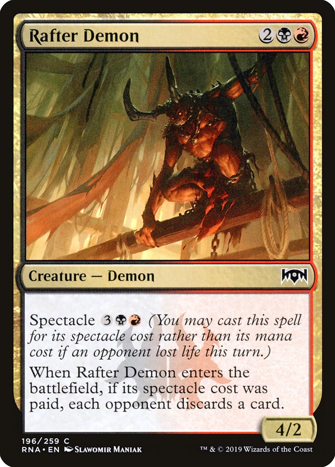 Rafter Demon 196/259 (Ravnica Allegiance)  - Foil