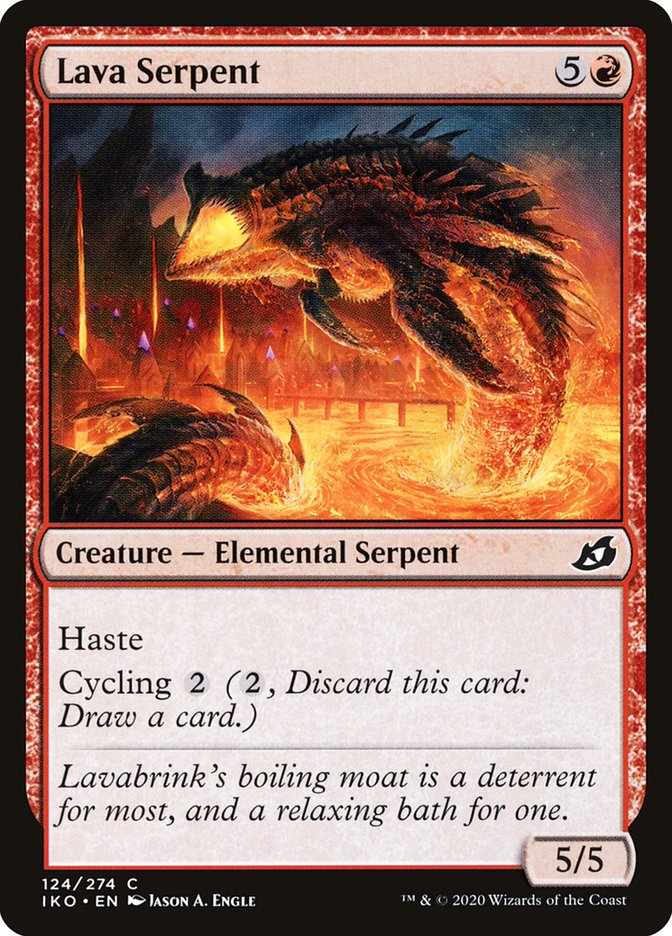 Lava Serpent 124/274 (Ikoria: Lair of Behemoths) 
