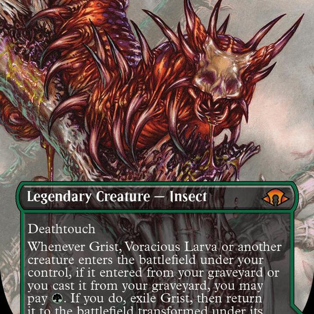 Grist, Voracious Larva // Grist, the Plague Swarm 446 (Modern Horizons 3)  - Borderless