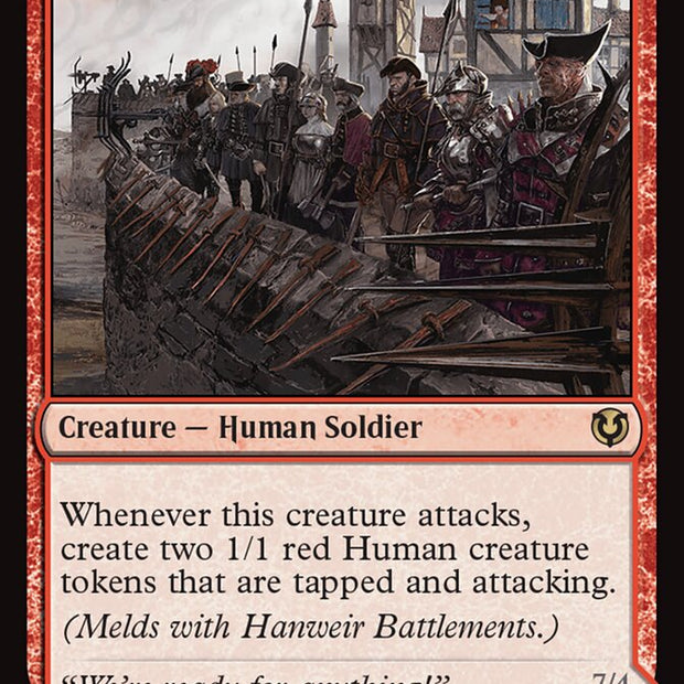 Hanweir Garrison 157/287 (Innistrad Remastered)  - Foil
