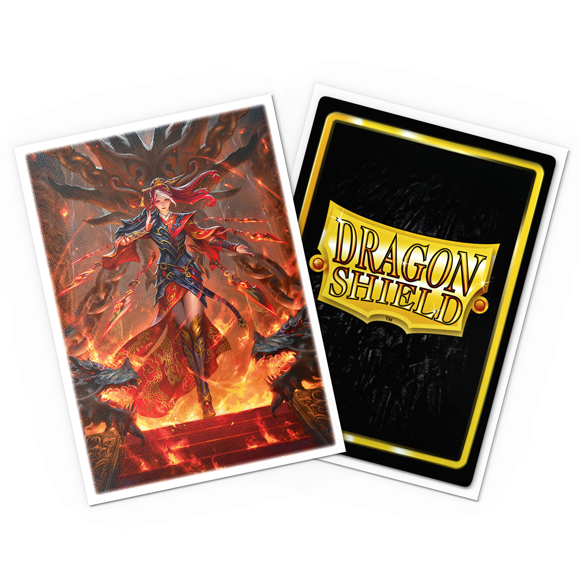Dragon Shield: Standard 100ct Art Sleeves - Flesh and Blood (Cindra, Dracai of Retribution)