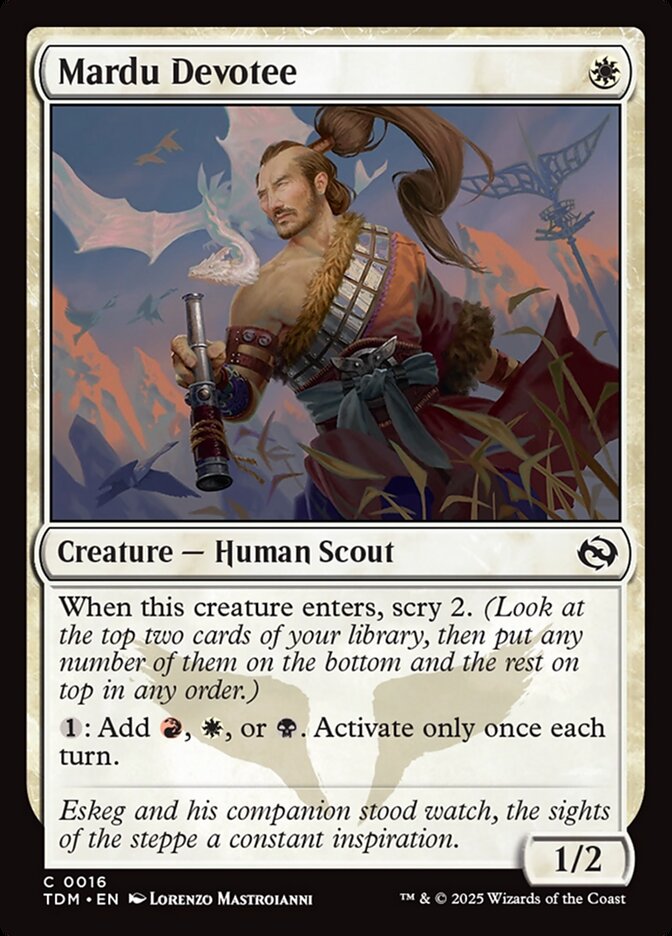Mardu Devotee 16/291 (Tarkir: Dragonstorm) 