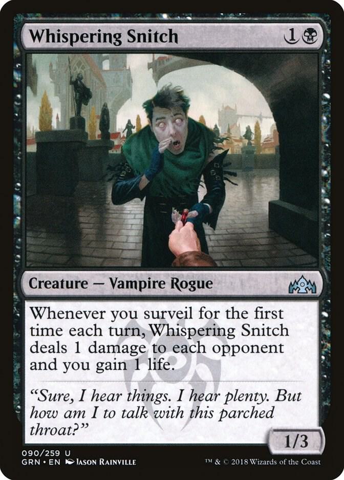 Whispering Snitch 90 (Guilds of Ravnica)  - Foil