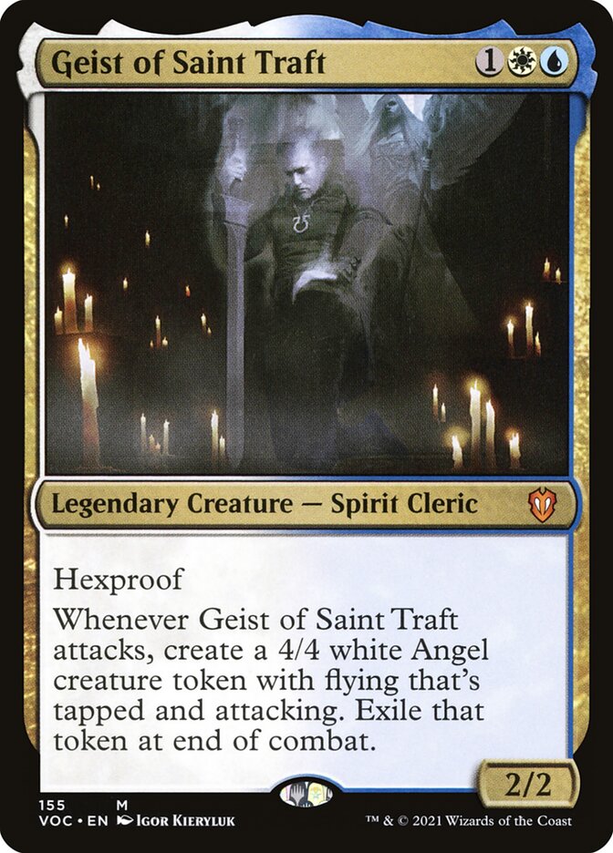 Geist of Saint Traft 155/38 (Commander: Innistrad: Crimson Vow) 