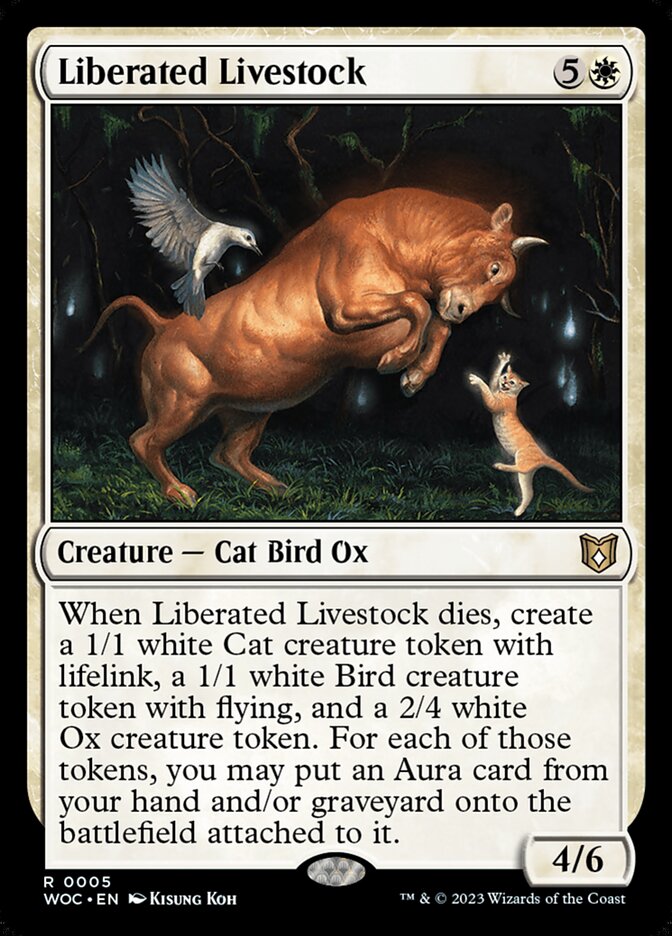 Liberated Livestock 5/173 (Commander: Wilds of Eldraine) 