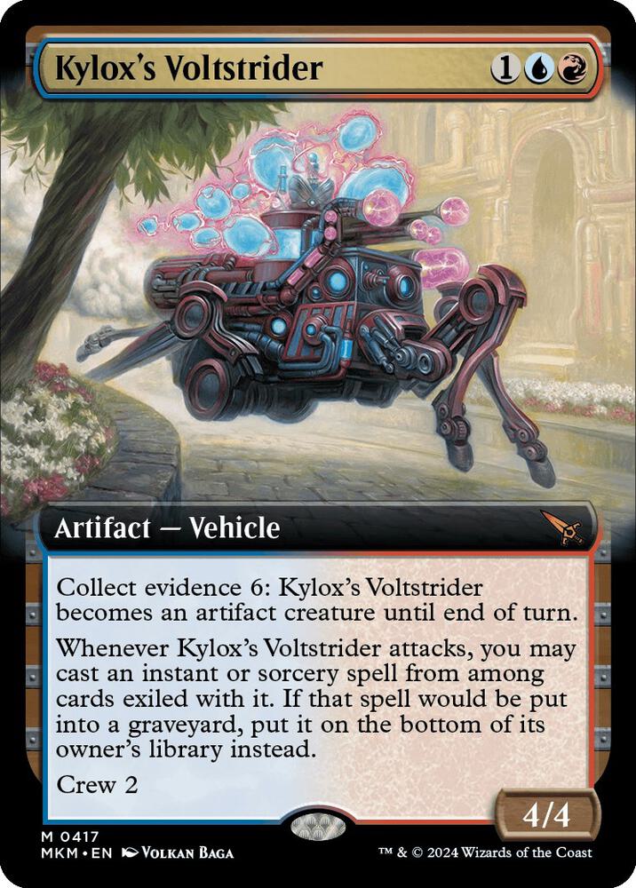Kylox's Voltstrider 417/286 (Murders at Karlov Manor)  - Extended Art Foil