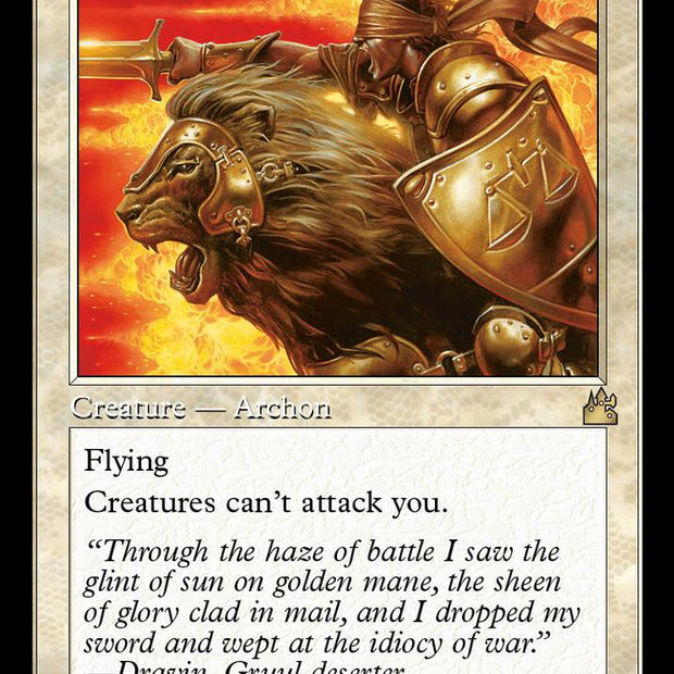 Blazing Archon 302/291 (Ravnica Remastered)  - Retro Foil