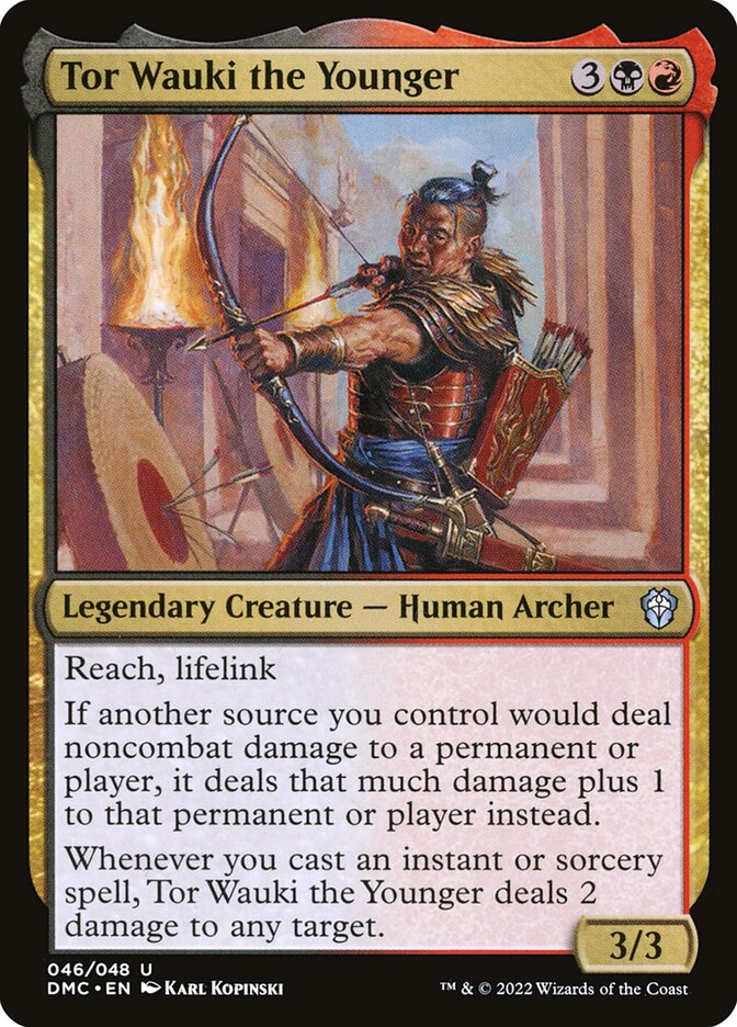 Tor Wauki the Younger 46 (Commander: Dominaria United)  - Foil