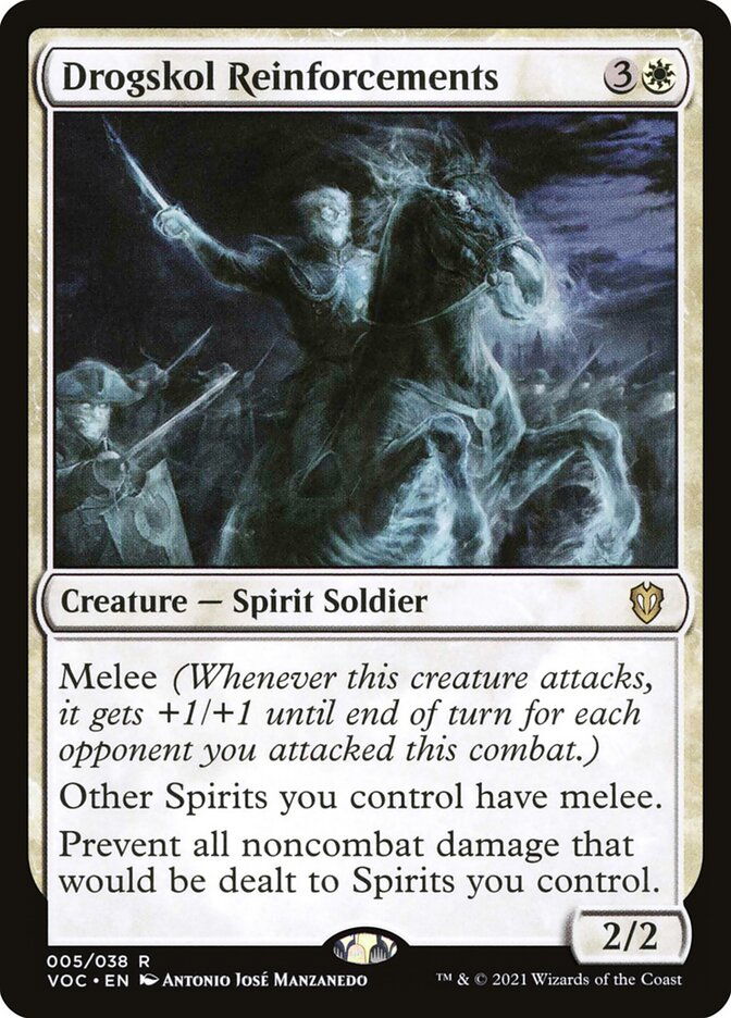 Drogskol Reinforcements 5/38 (Commander: Innistrad: Crimson Vow) 