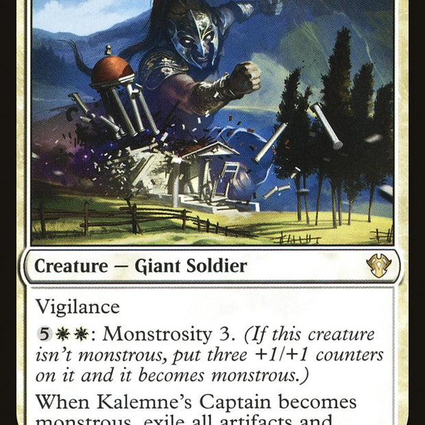 Kalemne's Captain 92/322 (Commander 2020) 