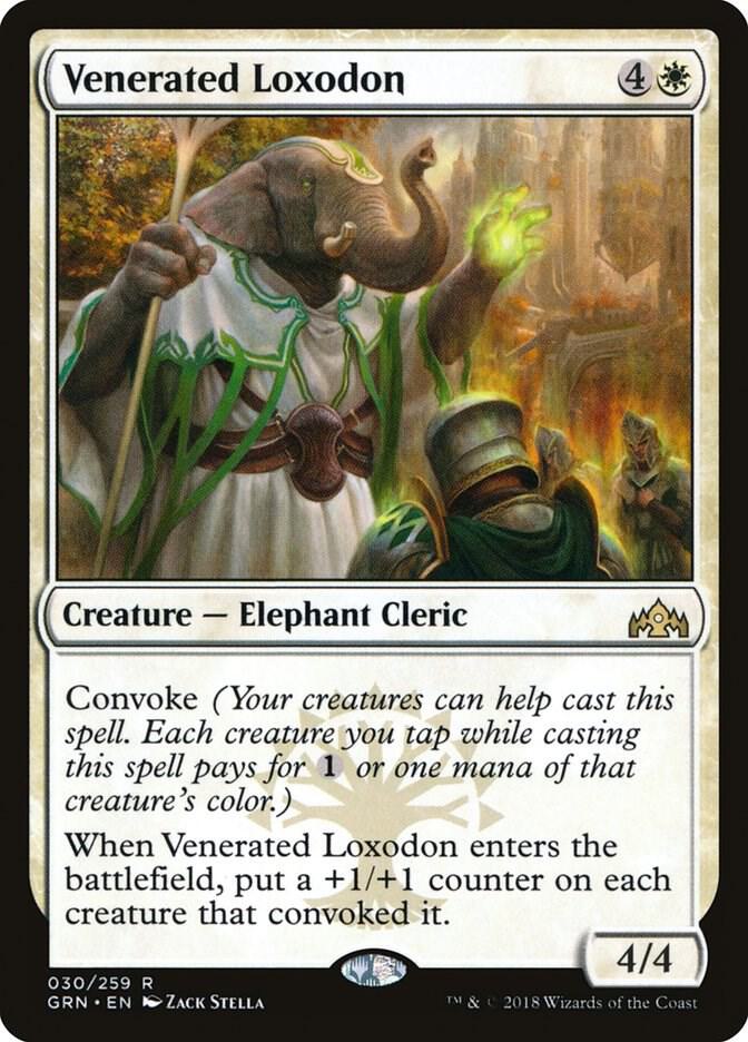 Venerated Loxodon 30/259 (Guilds of Ravnica) 