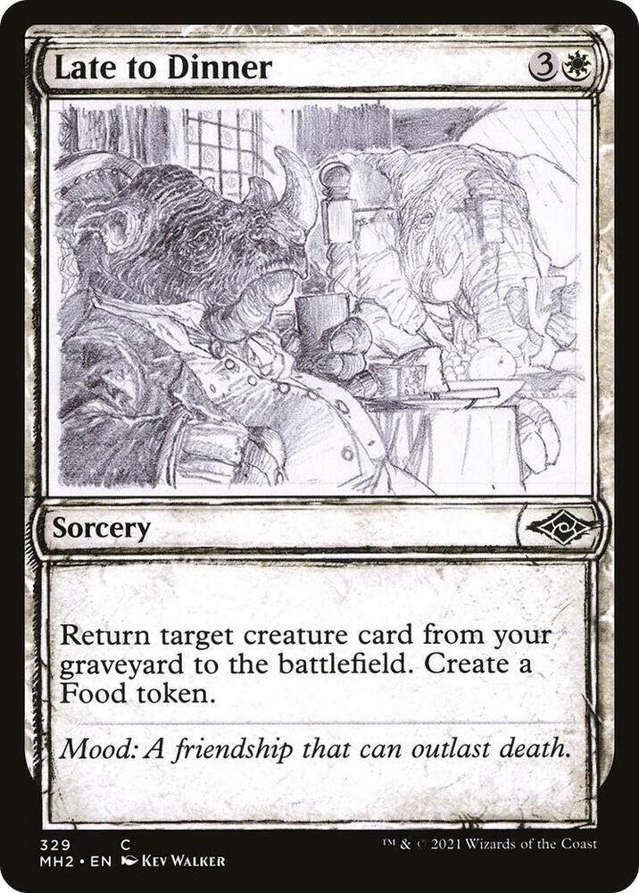 Late to Dinner Showcase 329 (Modern Horizons 2) 