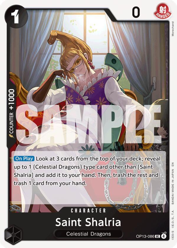 Saint Shalria OP13-086 (Carrying On His Will) 