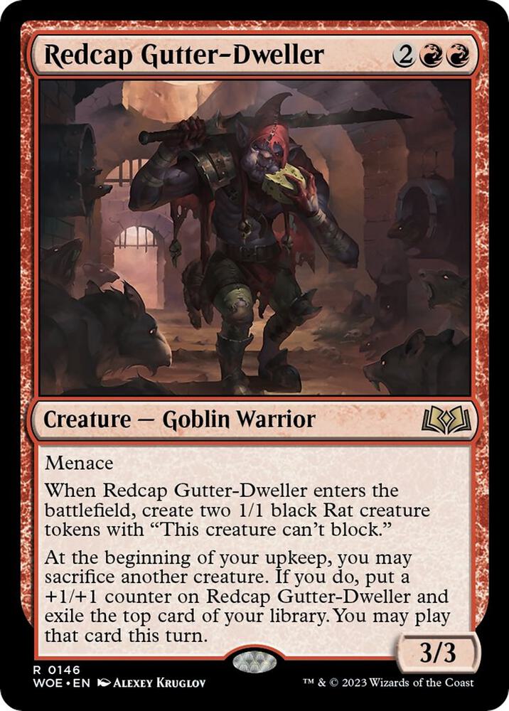 Redcap Gutter-Dweller 146/276 (Wilds of Eldraine) 