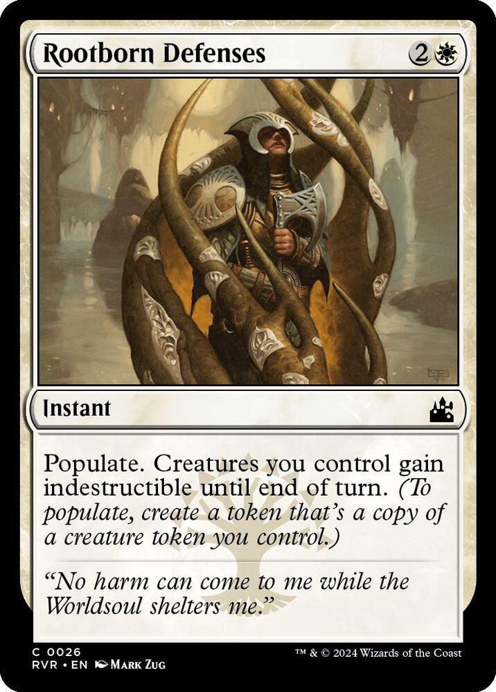 Rootborn Defenses 26 (Ravnica Remastered)  - Foil