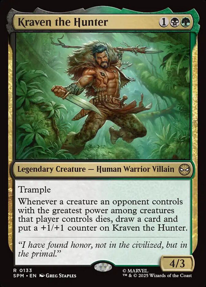 Kraven the Hunter 133 (Marvel's Spider-Man) 