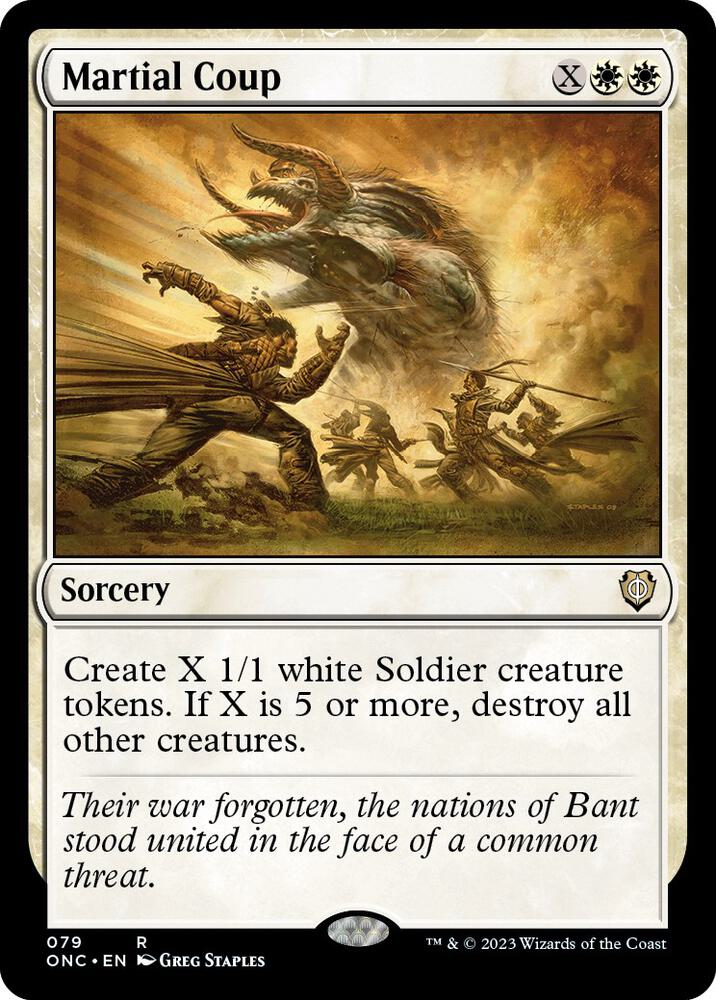 Martial Coup 79/28 (Commander: Phyrexia: All Will Be One) 