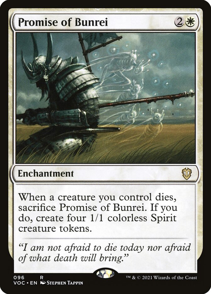 Promise of Bunrei 96/38 (Commander: Innistrad: Crimson Vow) 