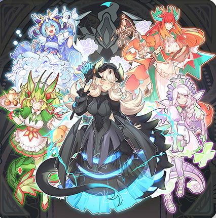 Mana Moon - Pokemaids 2-Player Cloth Playmats EBONY
