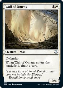 Wall of Omens 77 (Commander: Adventures in the Forgotten Realms) 