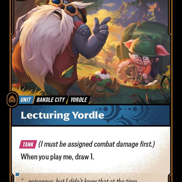 Lecturing Yordle 087/298 (Origins) 