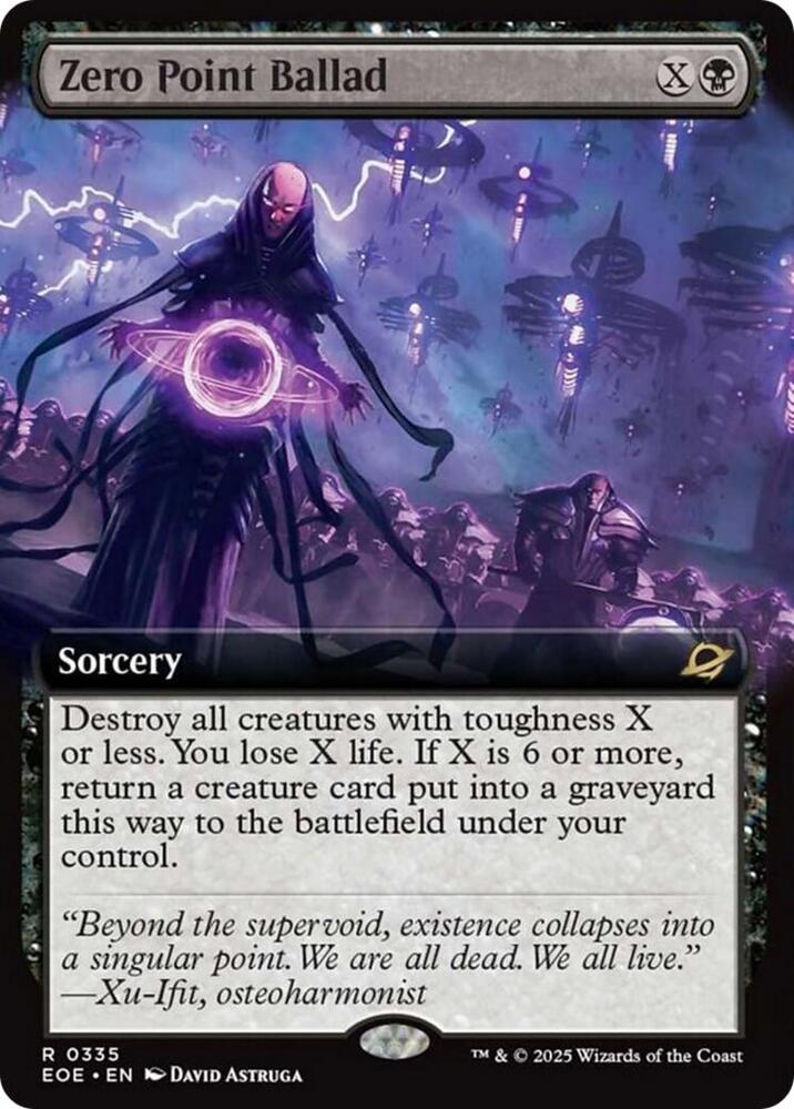 Zero Point Ballad 335/276 (Edge of Eternities)  - Extended Art 