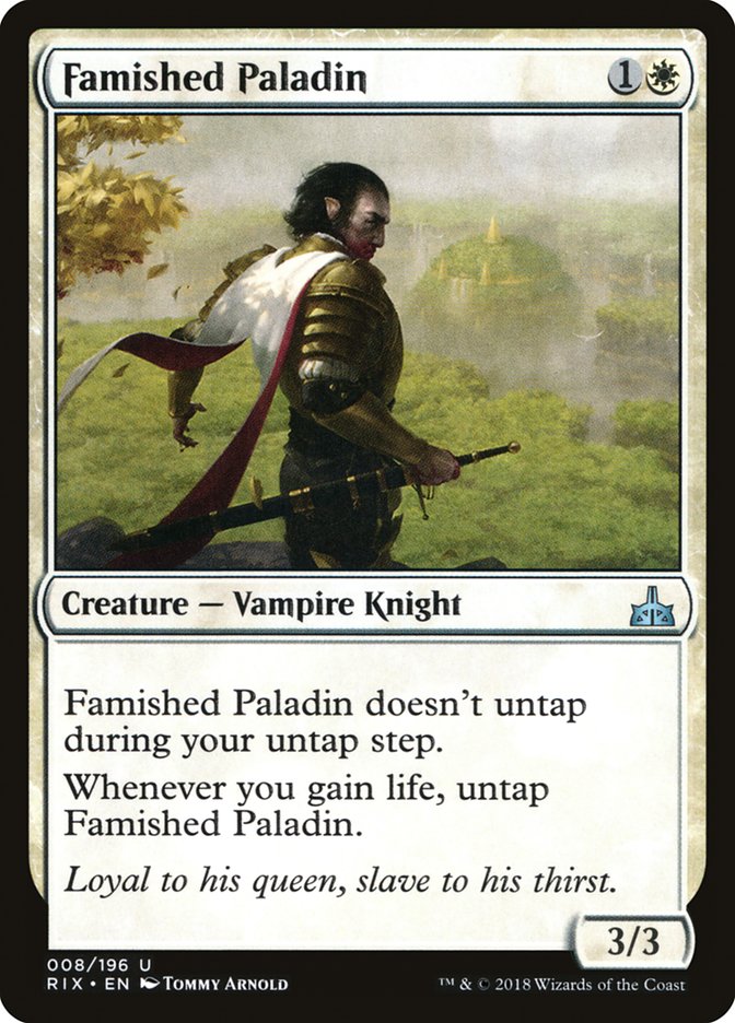 Famished Paladin 8/196 (Rivals of Ixalan)  - Foil