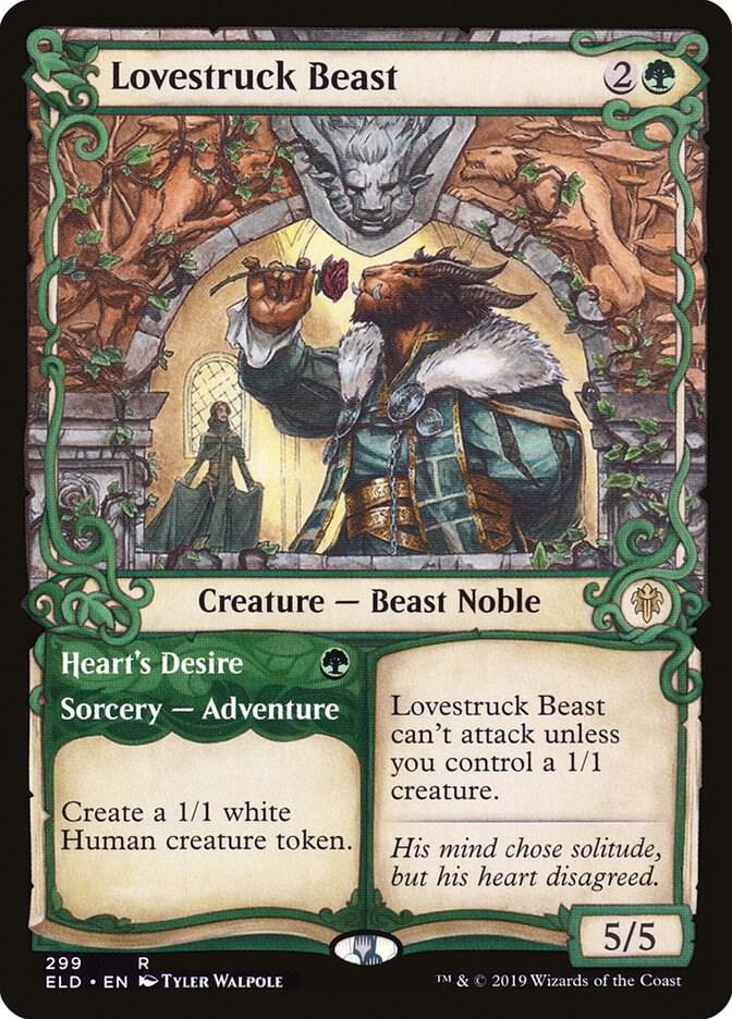 Lovestruck Beast // Heart's Desire 299 (Throne of Eldraine) 