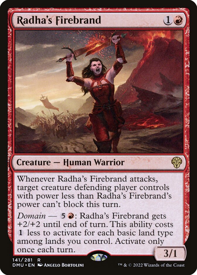 Radha's Firebrand 141/281 (Dominaria United)  - Foil