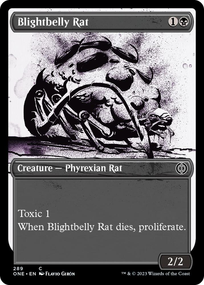 Blightbelly Rat 289/271 (Phyrexia: All Will Be One)  - Showcase