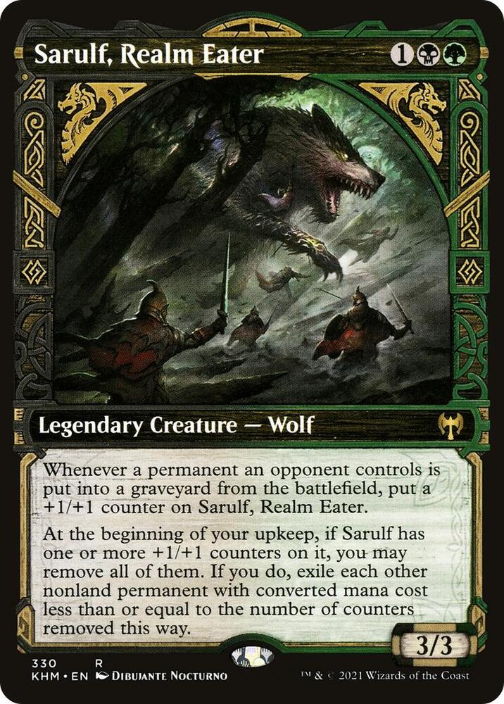 Sarulf, Realm Eater 330/285 (Kaldheim)  - Showcase