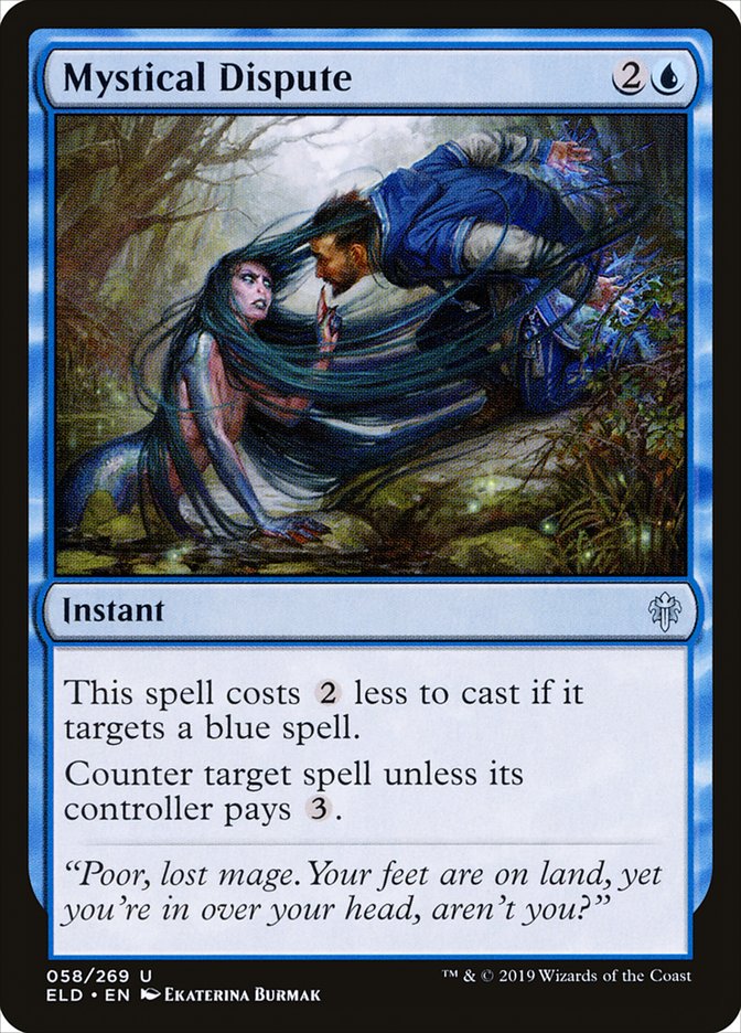 Mystical Dispute 58 (Throne of Eldraine) 