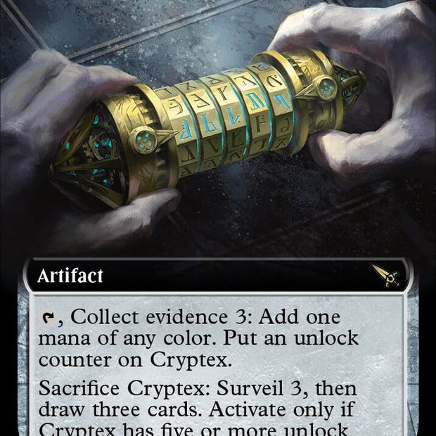 Cryptex 422/286 (Murders at Karlov Manor)  - Extended Art Foil