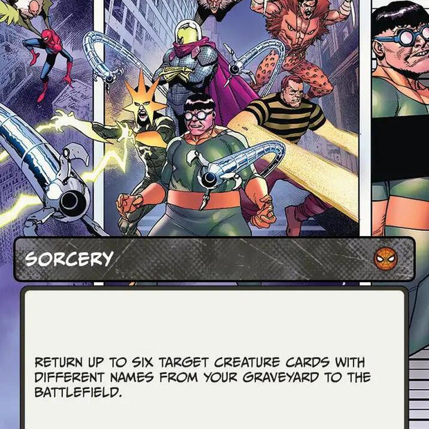 Behold the Sinister Six! 221/198 (Marvel's Spider-Man)  - Showcase Foil
