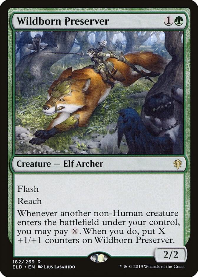 Wildborn Preserver 182/269 (Throne of Eldraine) 