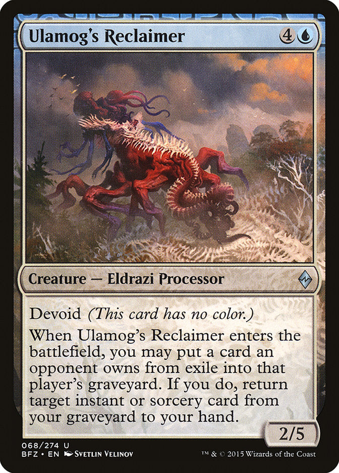 Ulamog's Reclaimer 68/274 (Battle for Zendikar) 