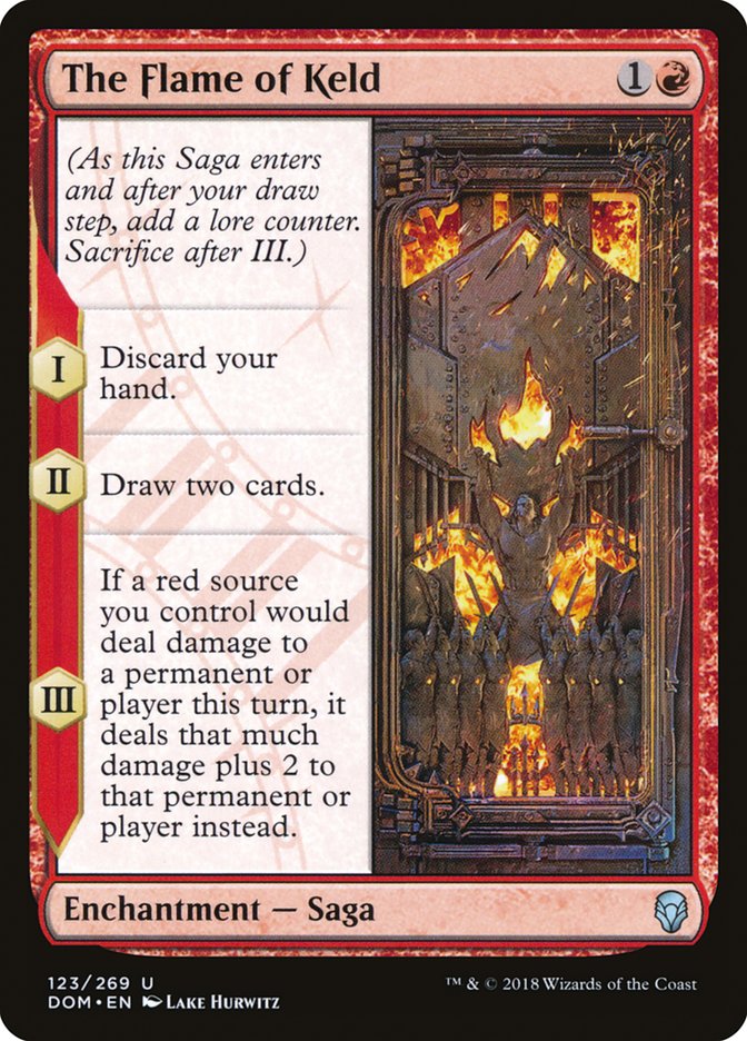 The Flame of Keld 123 (Dominaria) 