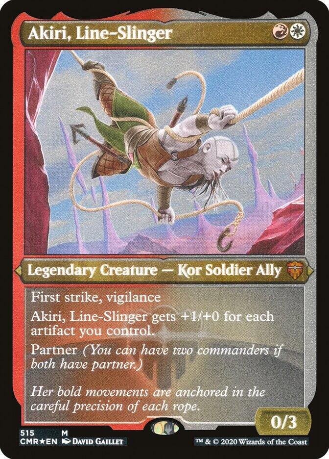 Akiri Line Slinger Foil Etched (Commander Legends)  - undefined