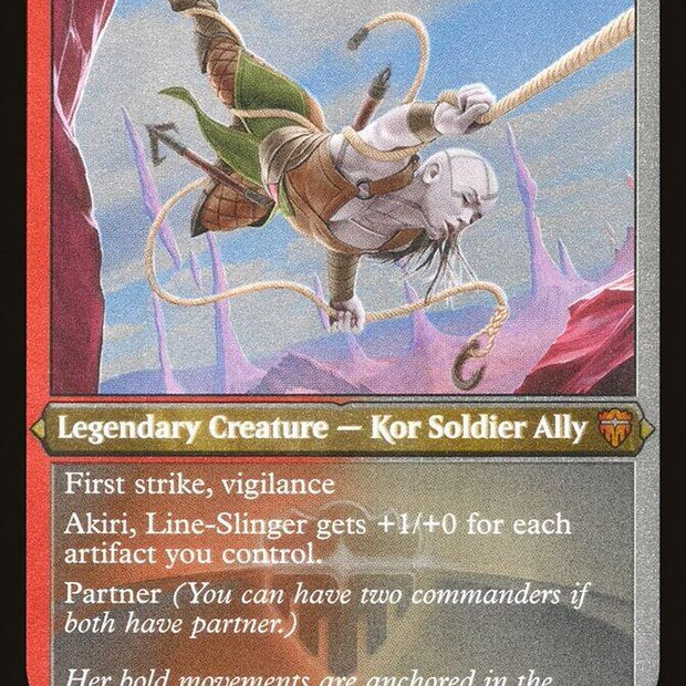 Akiri Line Slinger Foil Etched (Commander Legends)  - undefined