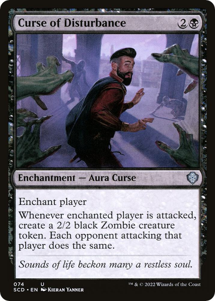 Curse of Disturbance 74 (Starter Commander Decks) 