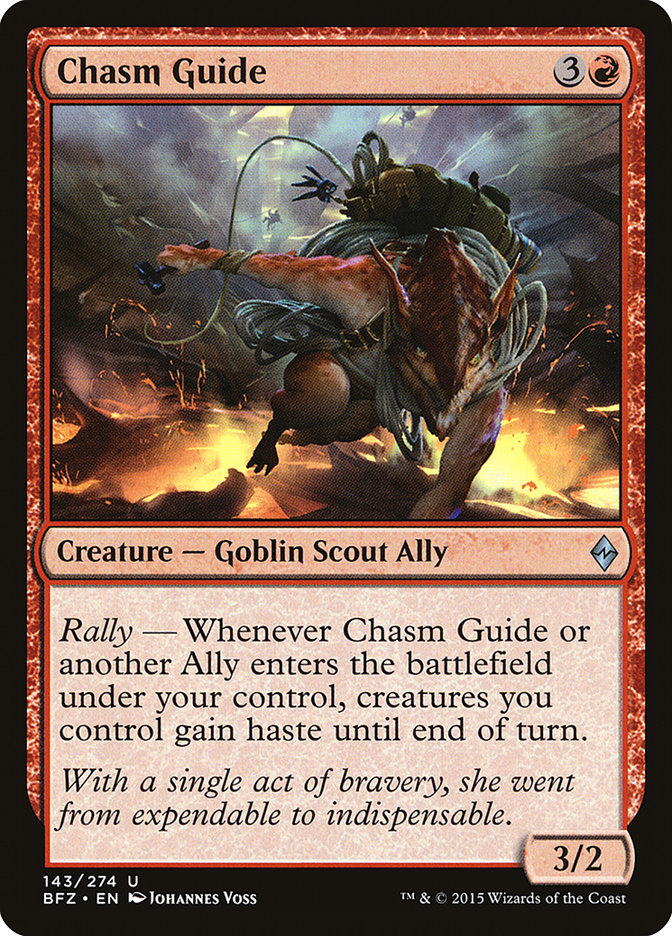 Chasm Guide 143/274 (Battle for Zendikar) 