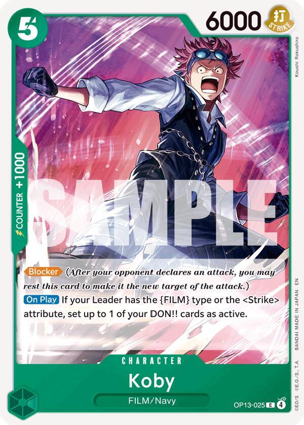 Koby OP13-025 (Carrying On His Will) 