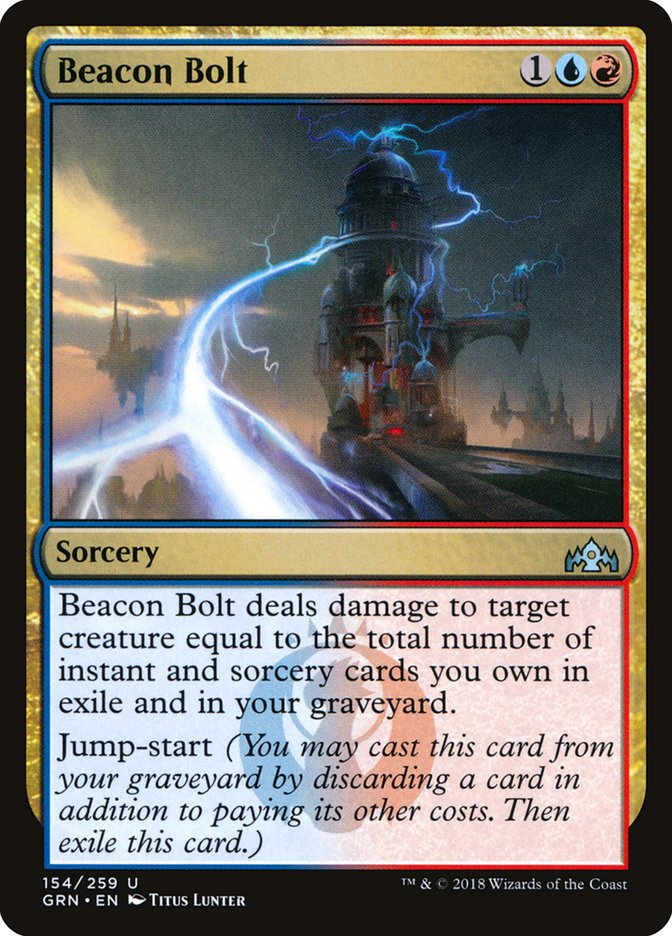 Beacon Bolt 154/259 (Guilds of Ravnica)  - Foil