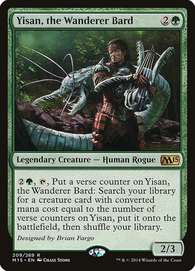 Yisan, the Wanderer Bard 209 (Magic 2015 (M15)) 