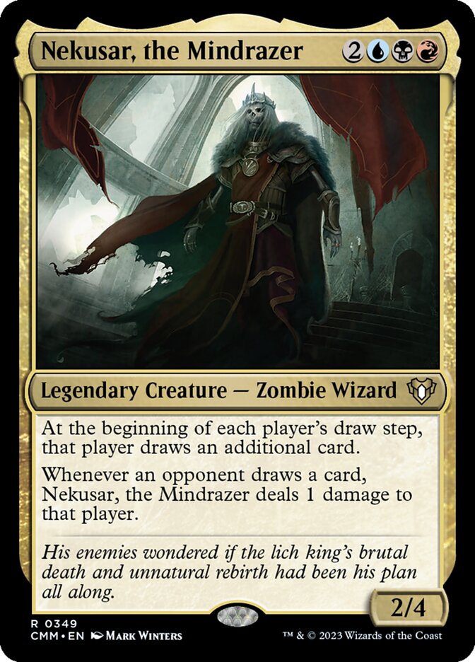 Nekusar the Mindrazer 349 (Commander Masters) 