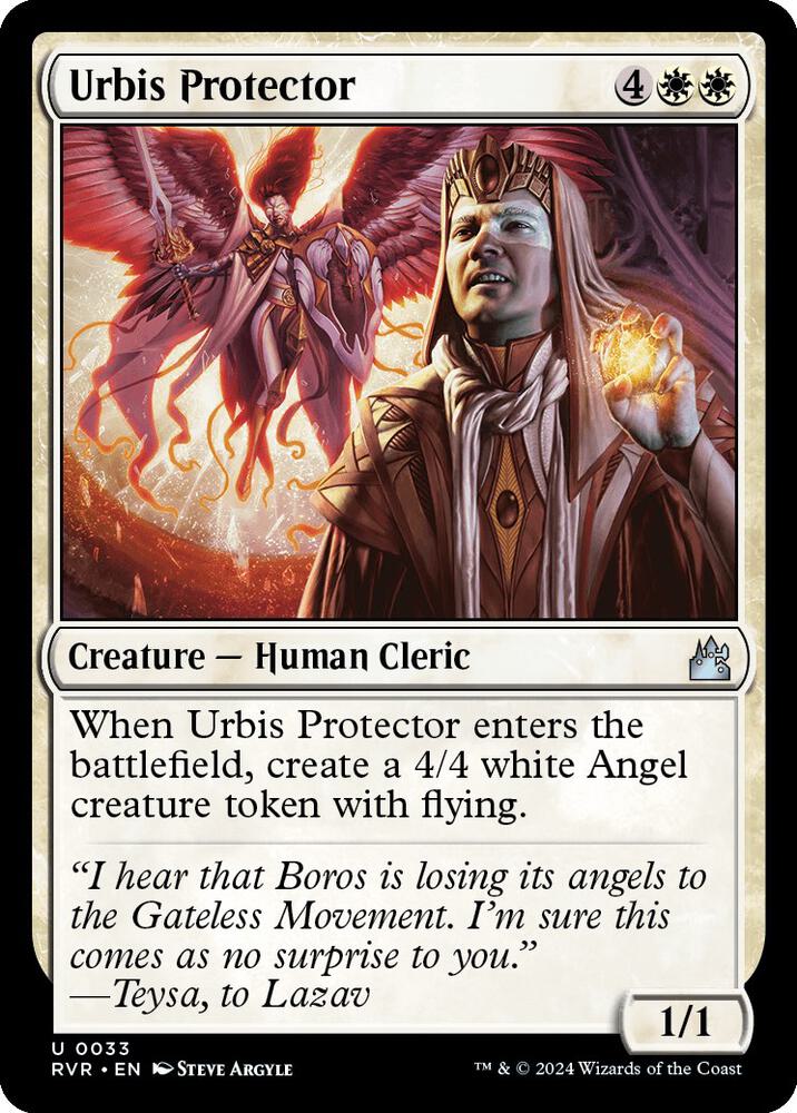Urbis Protector 33/291 (Ravnica Remastered)  - Foil